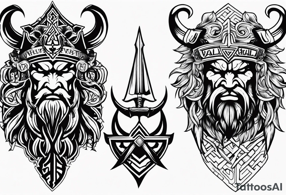 valhalla berserker tattoo idea