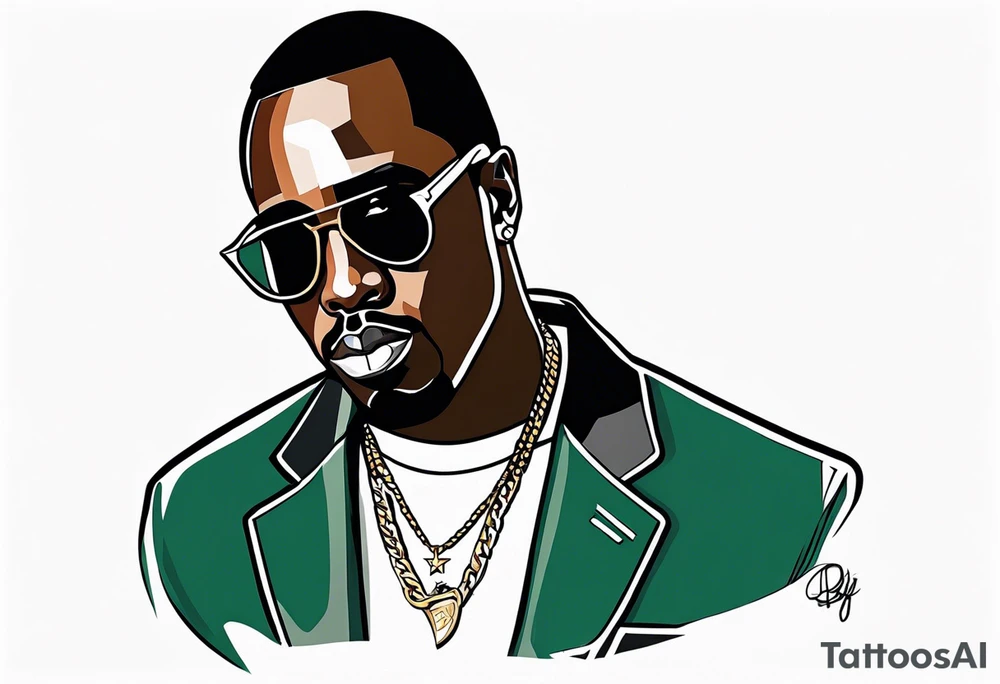 p diddy tattoo idea