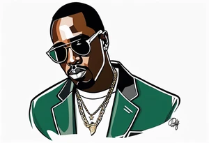 p diddy tattoo idea