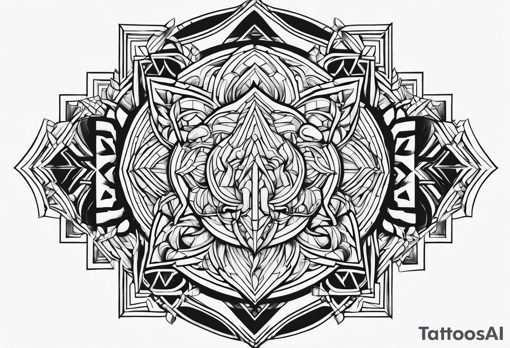strength tattoo idea