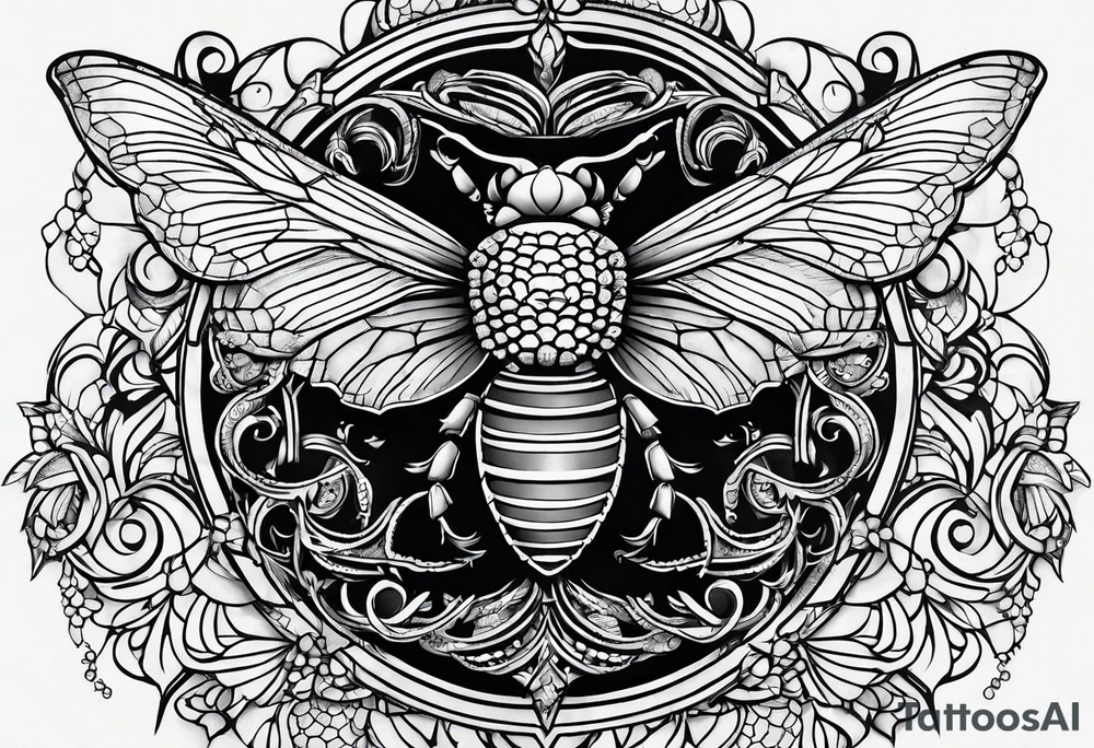 honeycomb tattoo idea