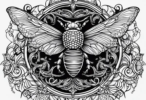 honeycomb tattoo idea