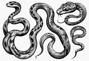Snakes tattoo idea