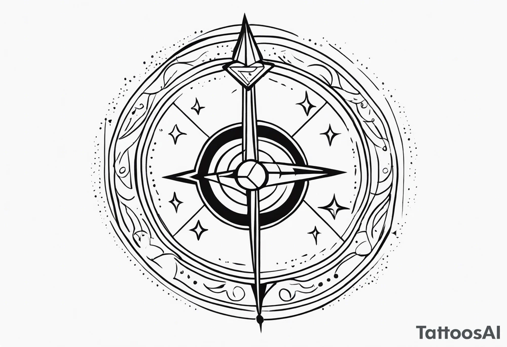 sagittarius, faith, strong tattoo idea