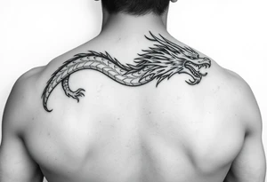 dragon arm sleeve tattoo idea