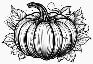 pumpkin tattoo idea