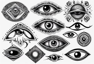 Tool band eye tattoo idea