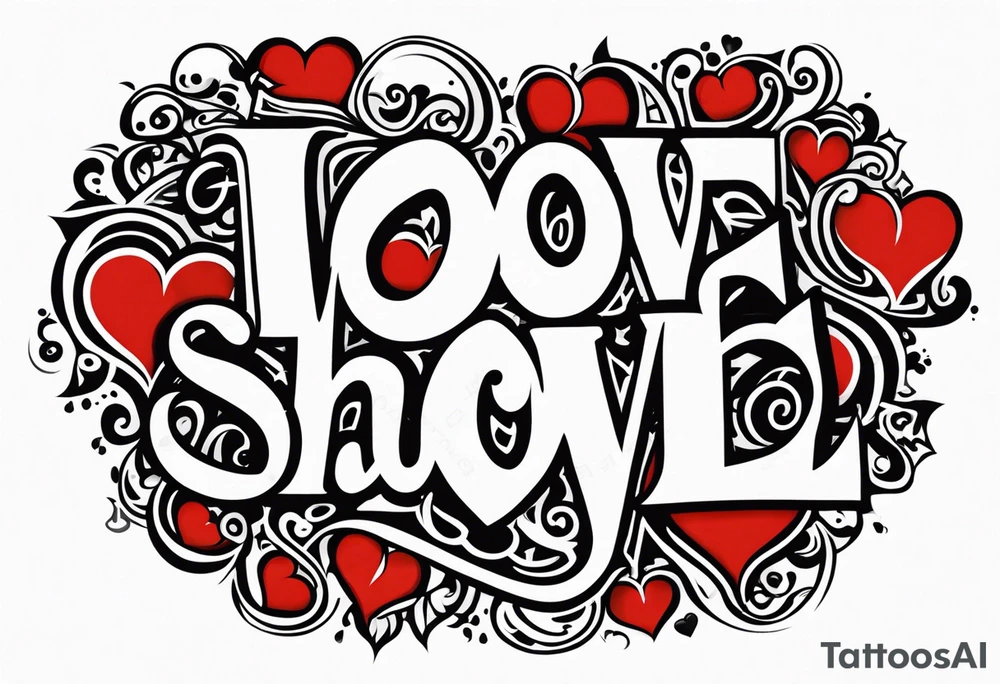 LOVE 
SHAWNIE tattoo idea