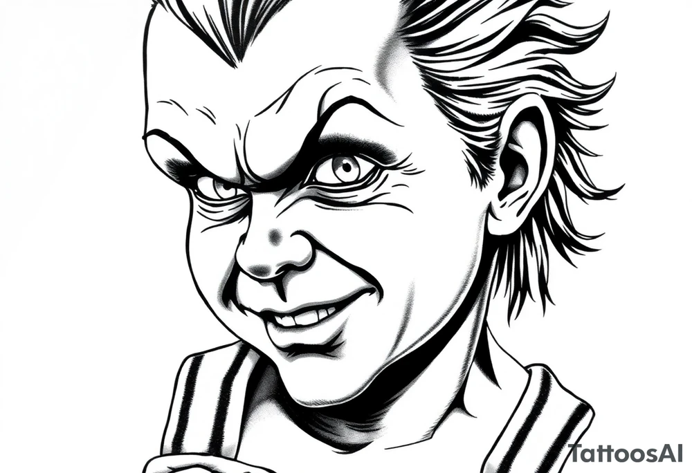 chucky tattoo idea