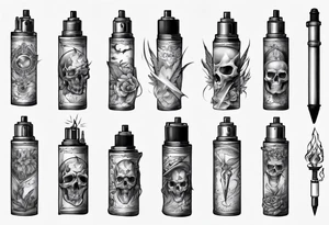 lighter tattoo idea