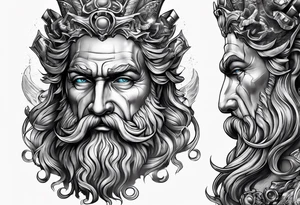 mechanic poseidon tattoo idea