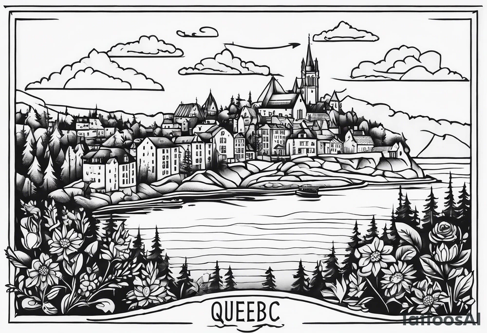 Québec tattoo idea