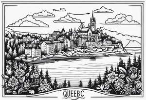 Québec tattoo idea