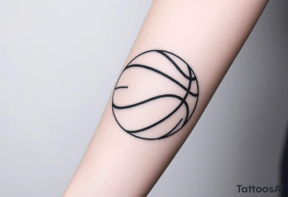 Basketball tattoo idea