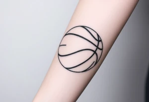 Basketball tattoo idea