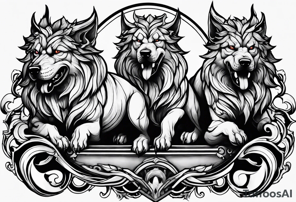 Cerberus tattoo idea