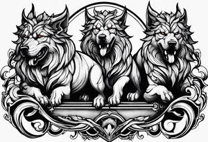 Cerberus tattoo idea