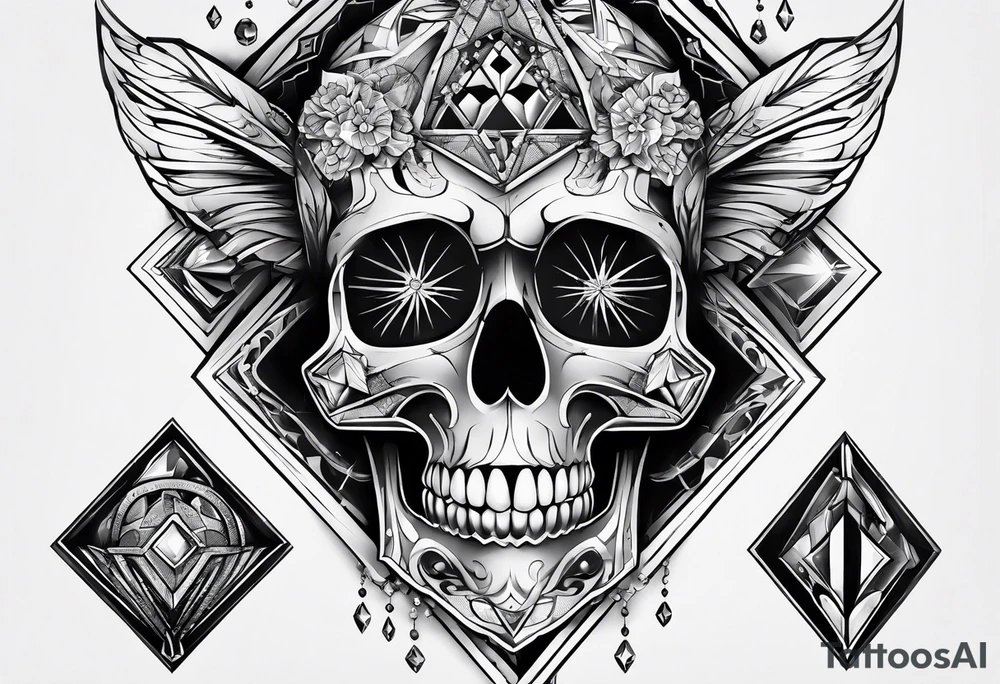 diamond tattoo idea