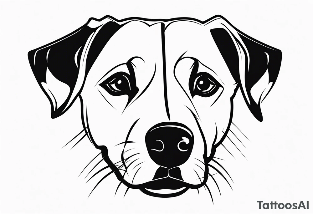 jack Russell growl tattoo idea