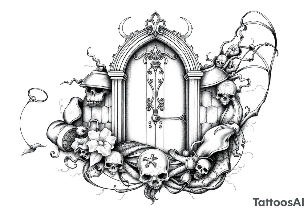 Deaths door, or hells gates tattoo idea