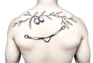 An olive with a thong tattoo idea