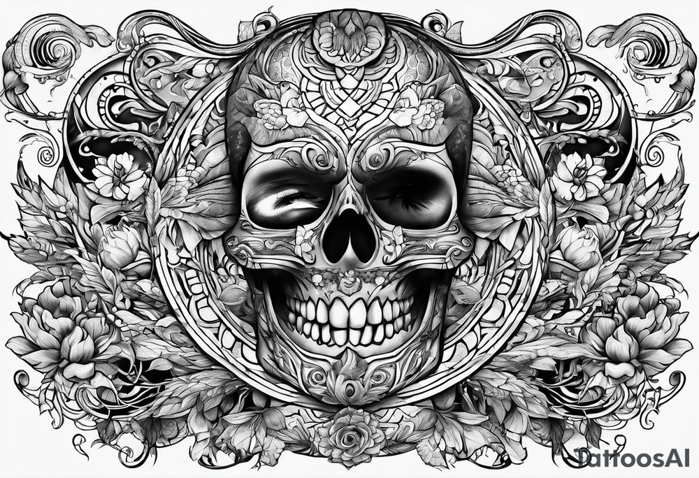 FEEL NO PAIN SHOW NO EMOTIONS tattoo idea