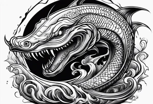 Evil leviathan tattoo idea