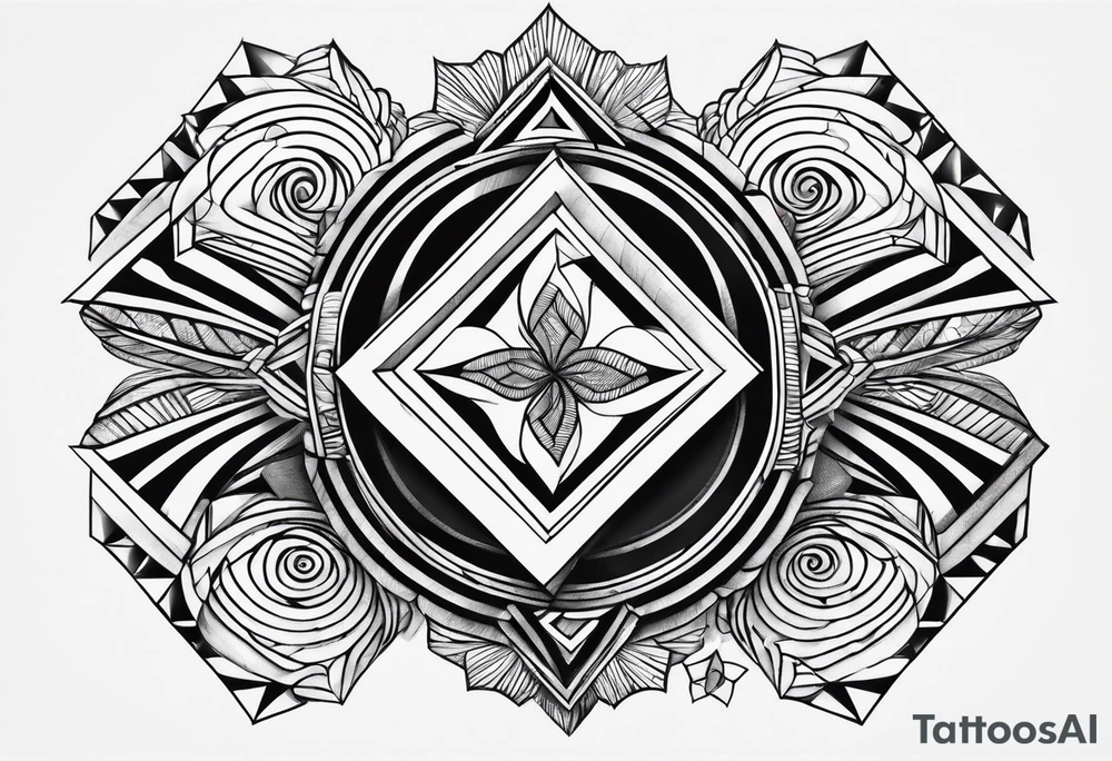 spinabenz going diagonal tattoo idea