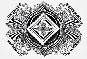 spinabenz going diagonal tattoo idea