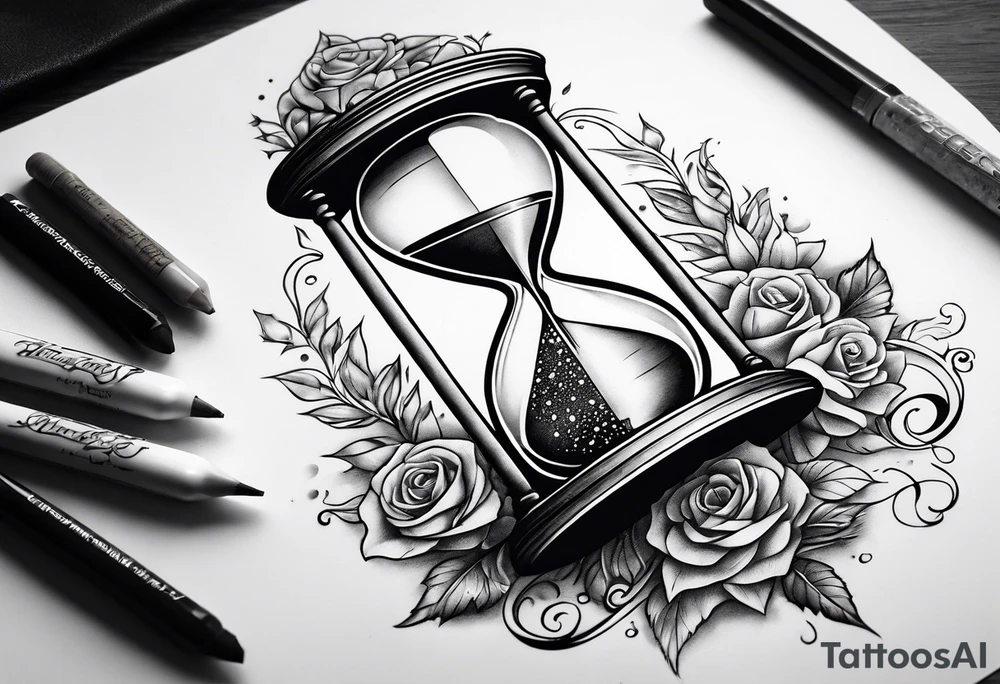 Hourglass tattoo idea