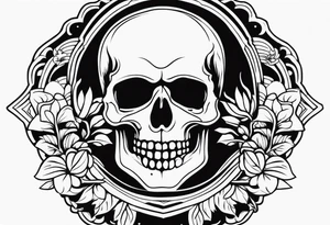 Unique Vintage American traditional tattoo idea