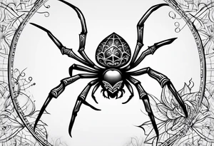 spider stanced tattoo idea