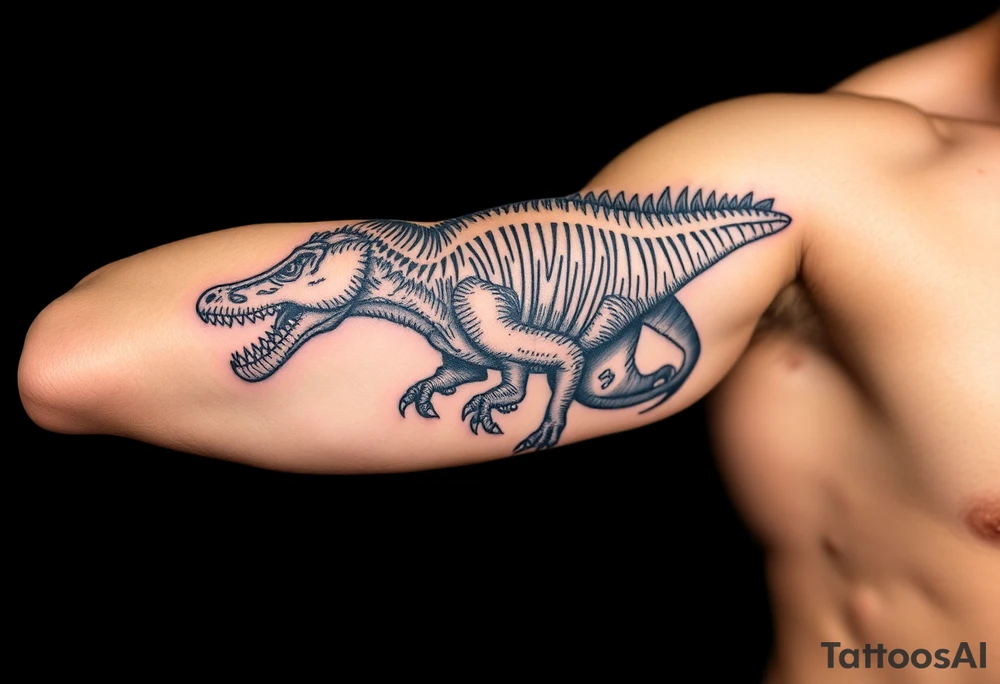 dinosaur tattoo idea