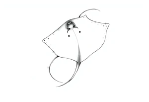stingray, jellyfish tattoo idea