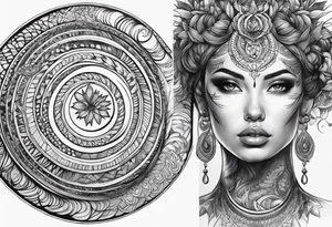 spiral tattoo idea
