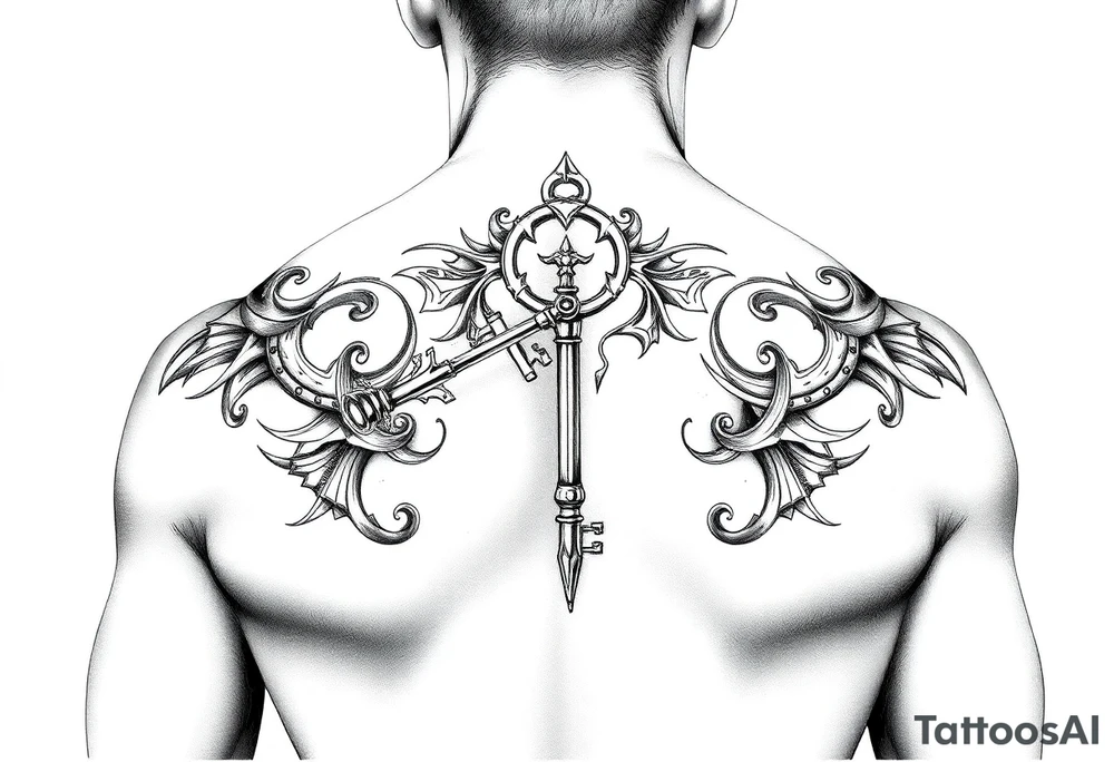 He still holds the key tattoo idea