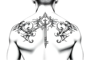 He still holds the key tattoo idea