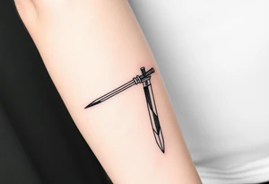 Japanese sword tattoo idea