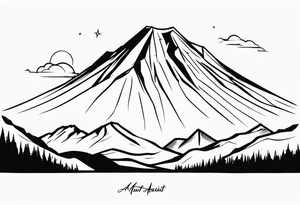 Mount ararat tattoo idea