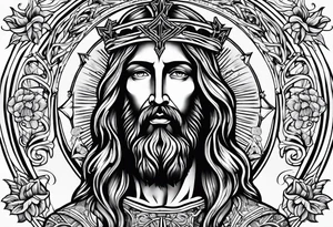 jesus tattoo idea