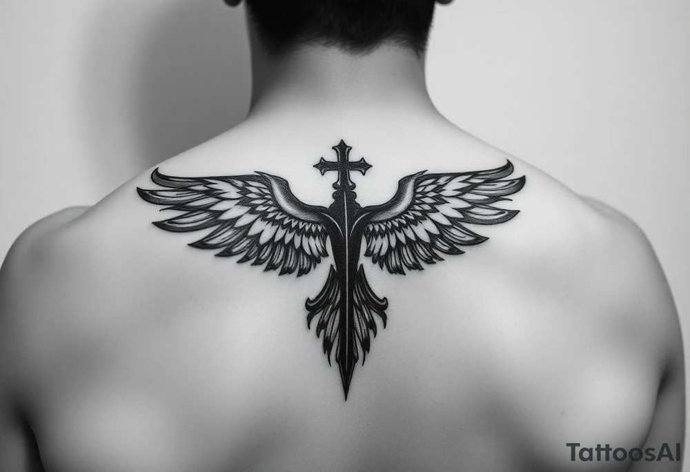 Give me something powerful on my like for my right shoulder for my first tat something about being a Christian and so I could look back on that stuff tattoo idea