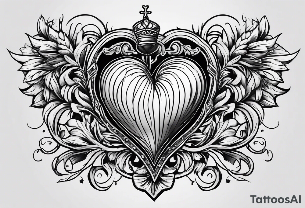 corazon tattoo idea