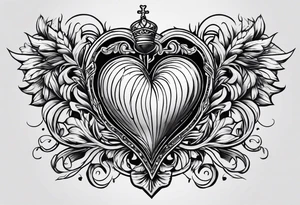 corazon tattoo idea