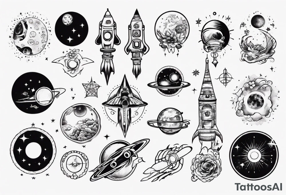 Space tattoo idea