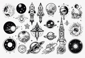 Space tattoo idea