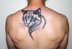 Black Cat tattoo idea