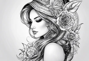 space and timew tattoo idea