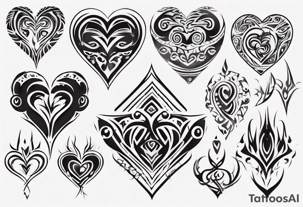 Heart tattoo idea
