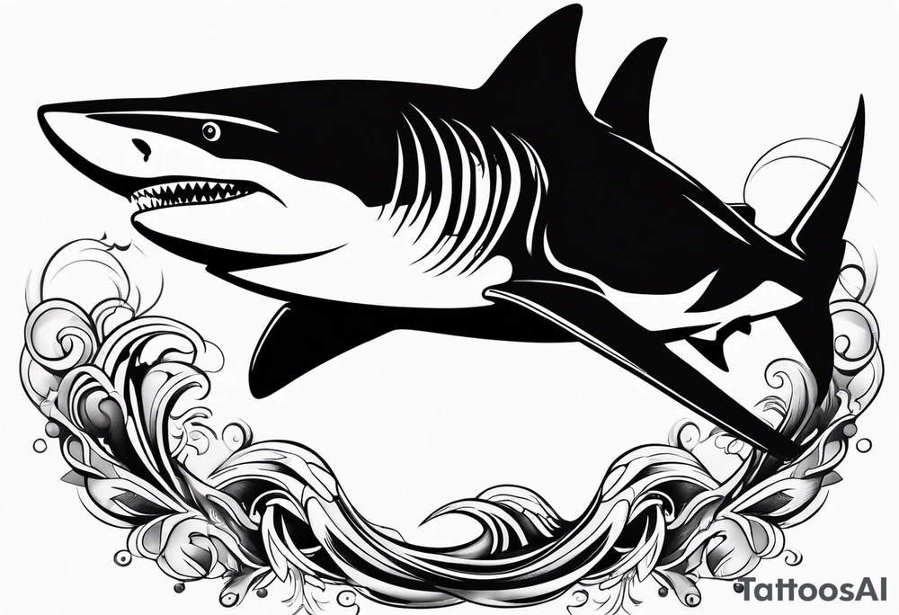 Shark tattoo idea