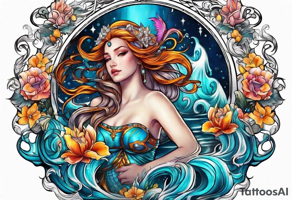 Aquarius tattoo idea